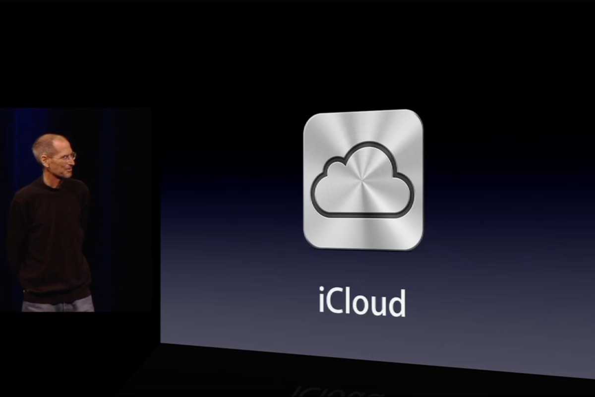 iCloud Steve Jobs image from Apple