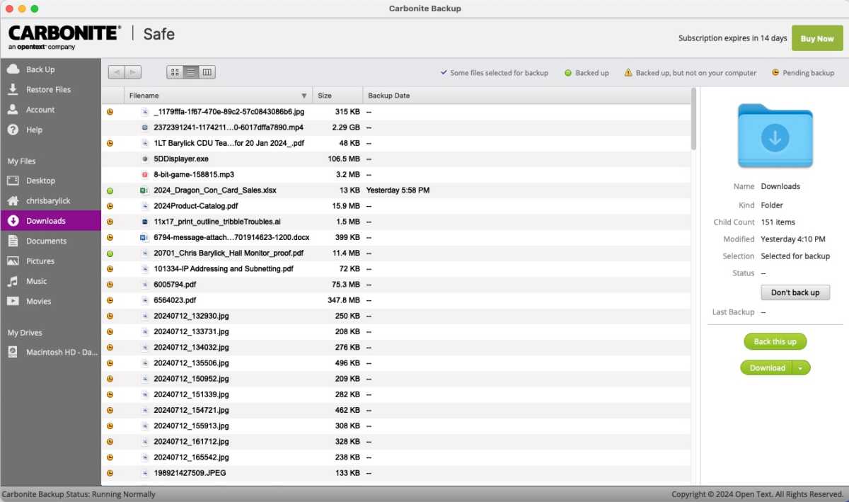 CarboniteSafe backup 4