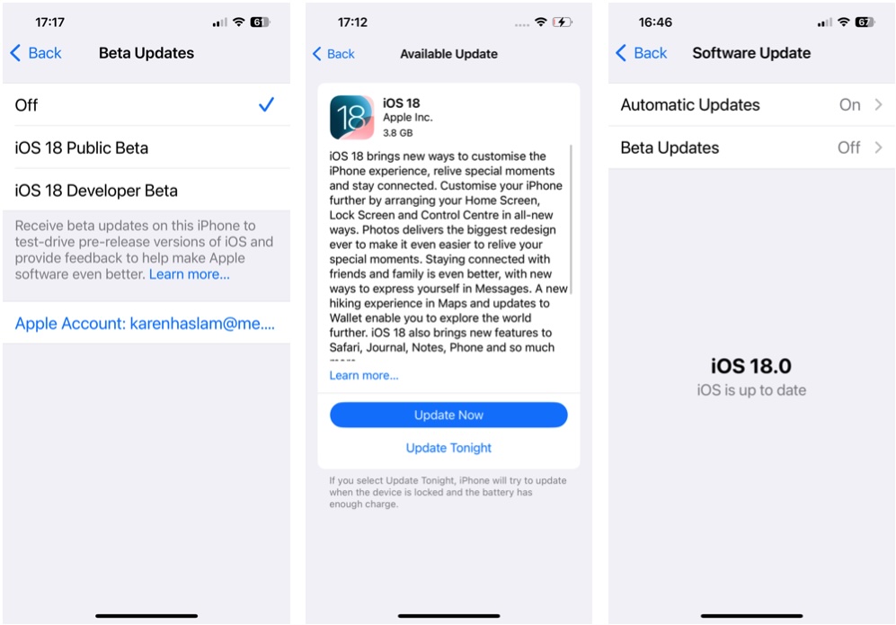 Remove beta from iPhone