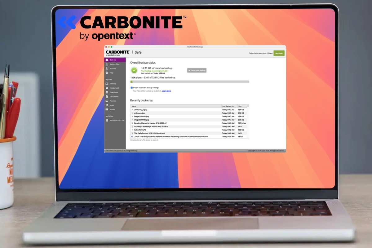 Carbonite Safe - Best for offsite backups