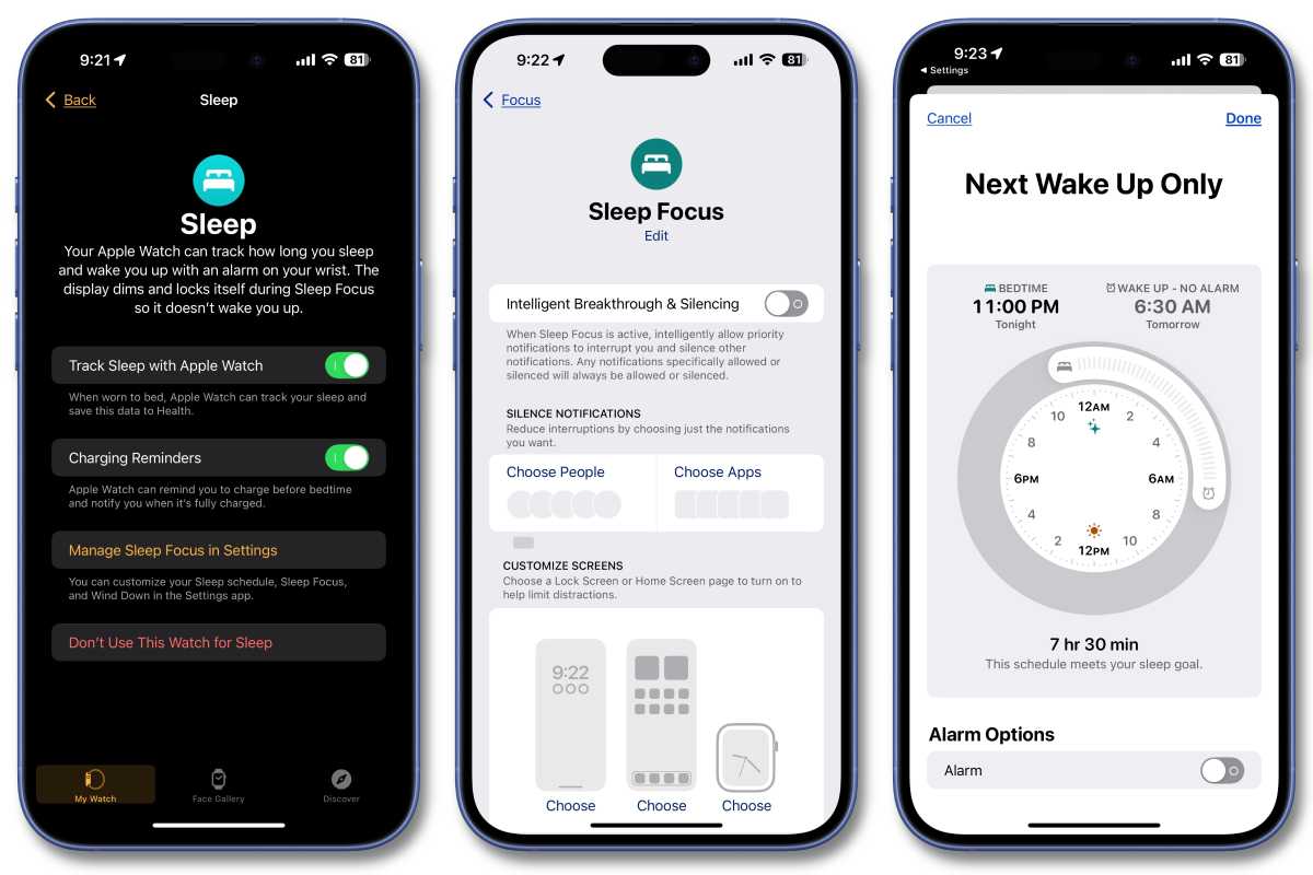 Apple Watch Sleep tracking