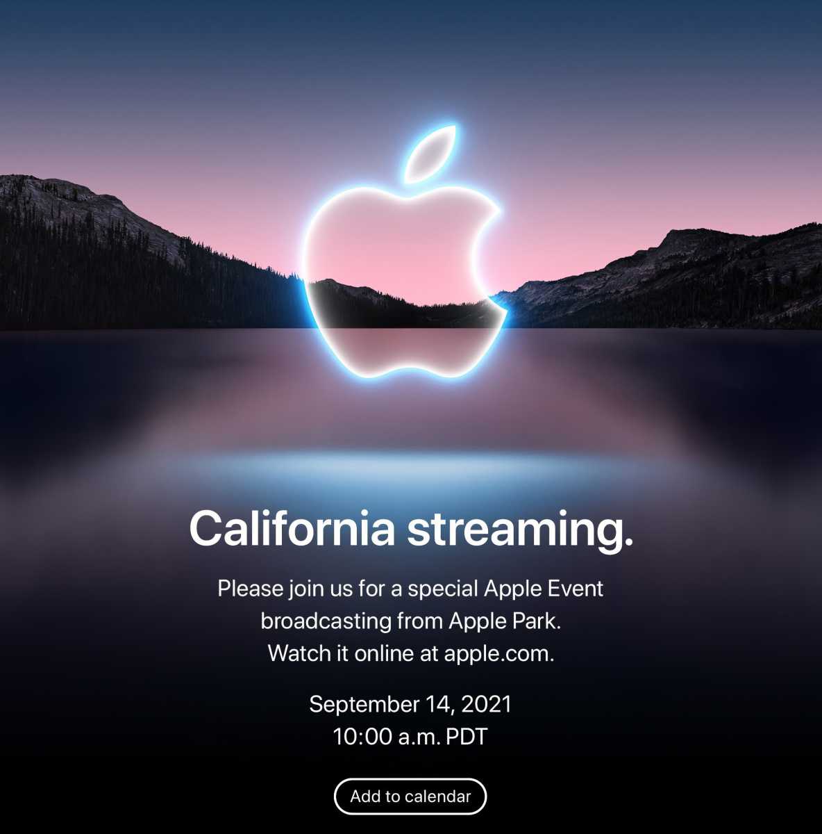 2021 iPhone event invite