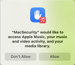 mac security access