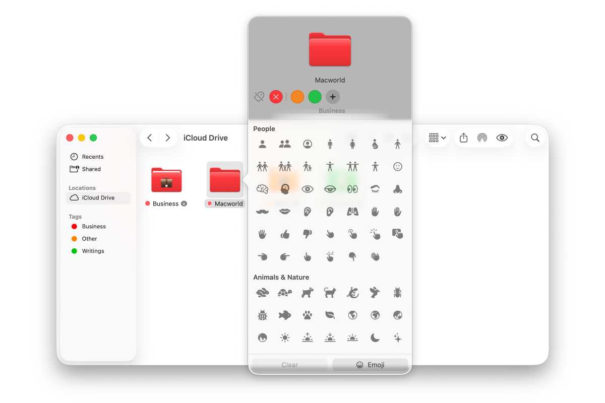 choose folder tag finder