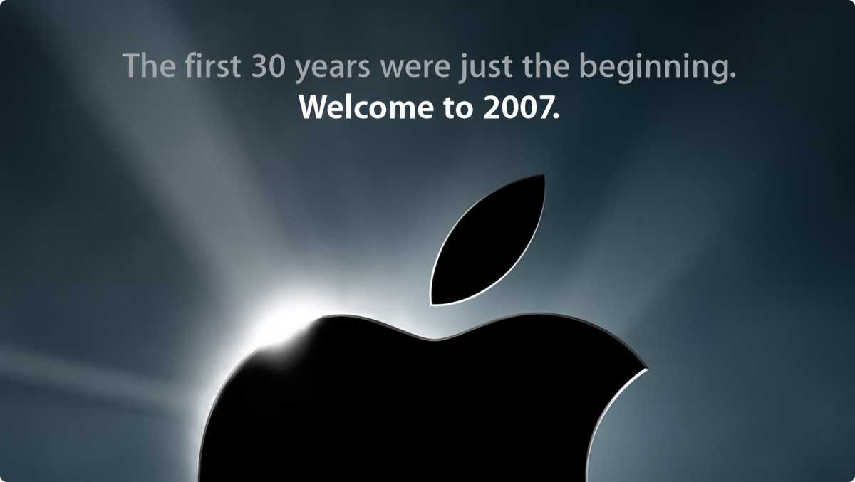 macworld expo 2007 iPhone event invite