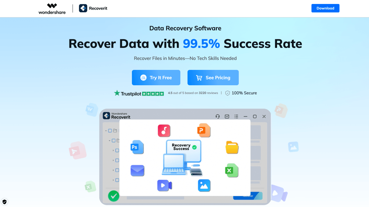 Recoverit Recovery Rate