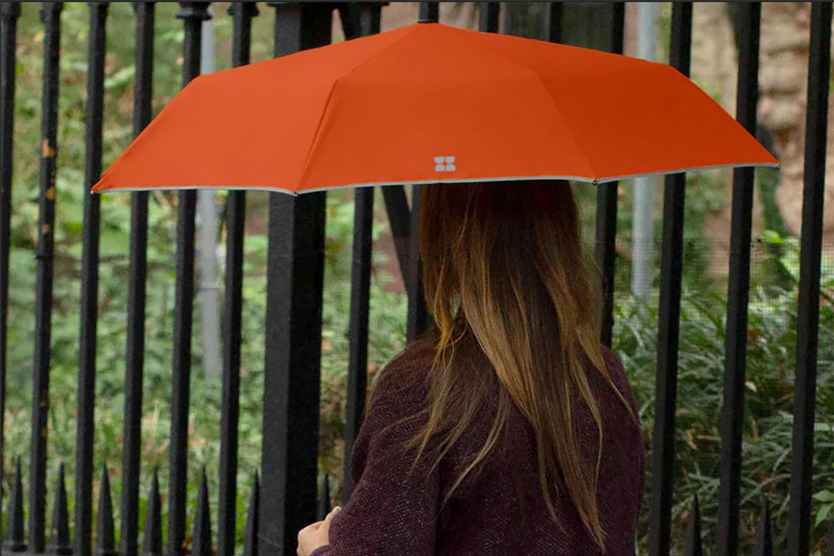 Weatherman Travel Umbrella Rusty Orange