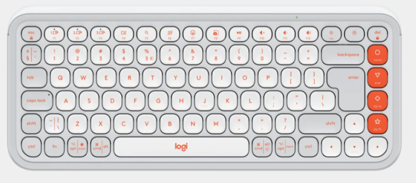 Logitech POP Icon Orange Keyboard