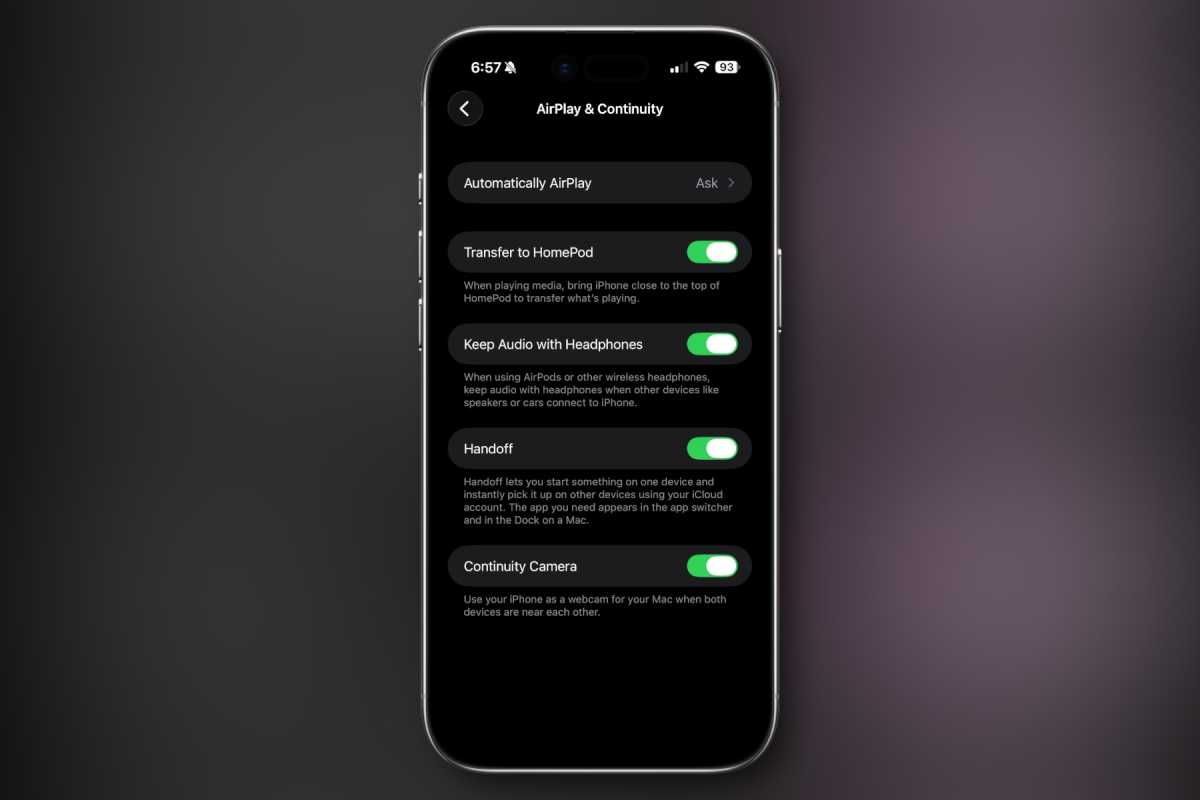 Keep Audio with Headphones