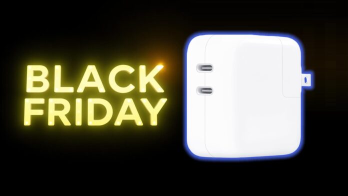 Apple's dual-USB-C iPhone-MacBook charger is half off for Black Friday