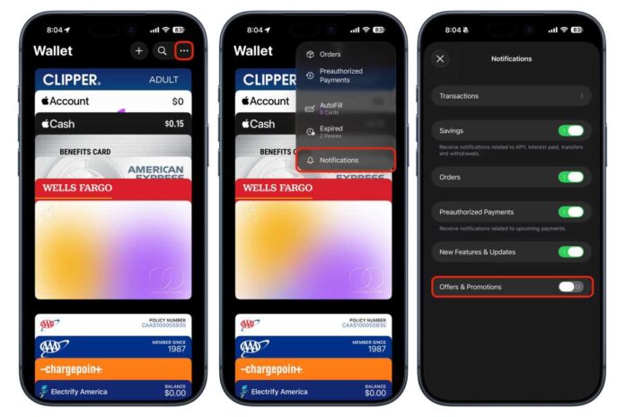 Apple Wallet Offers & Promotions