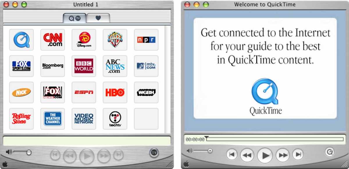 Old QuickTime interface