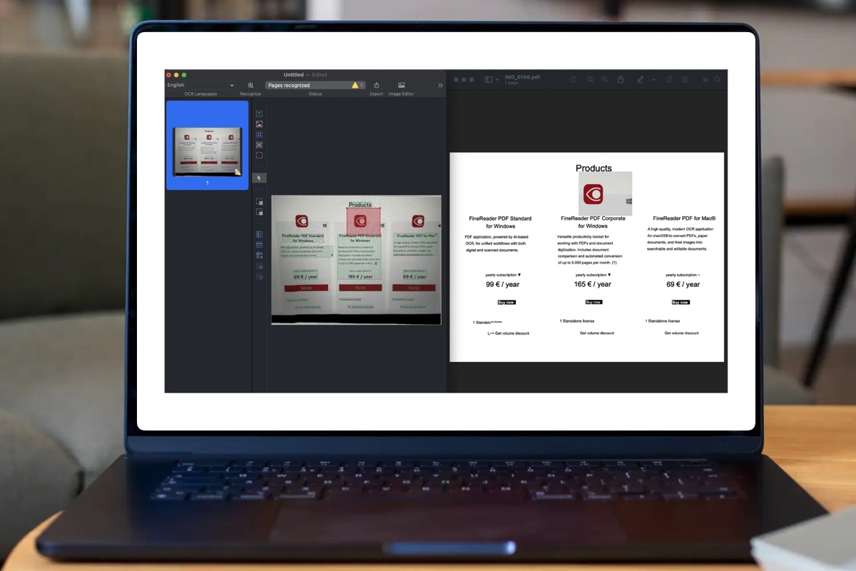 ABBYY FineReader PDF for Mac - Best for digitising documents
