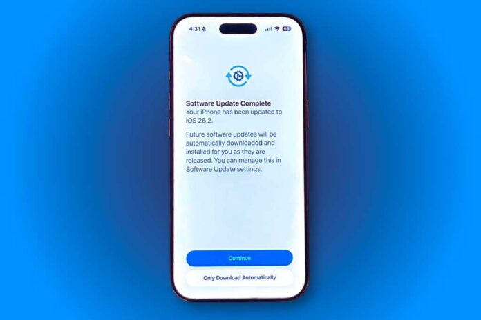iOS 26.2 will turn on automatic updates if you're not careful