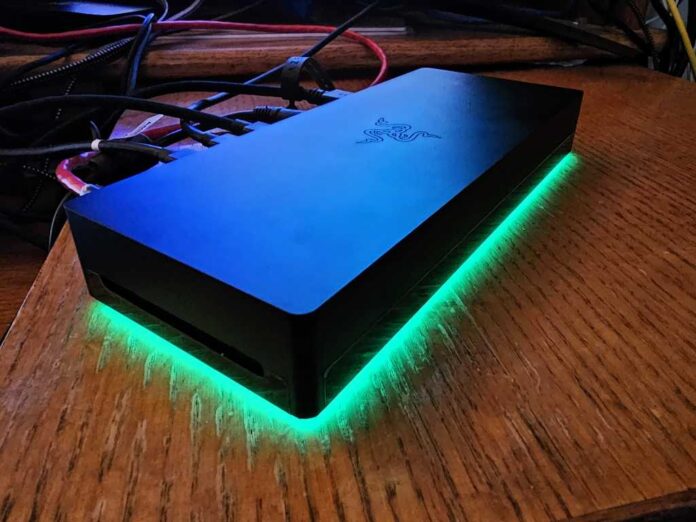 Razer's lightning-fast Thunderbolt 5 RGB dock is 25 percent off right now