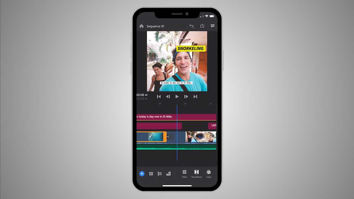 Adobe Premiere mobile version
