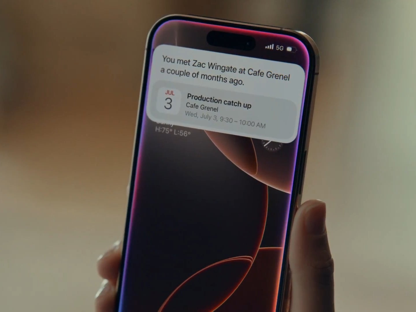 Apple Intelligence Personal Siri on iPhone ad