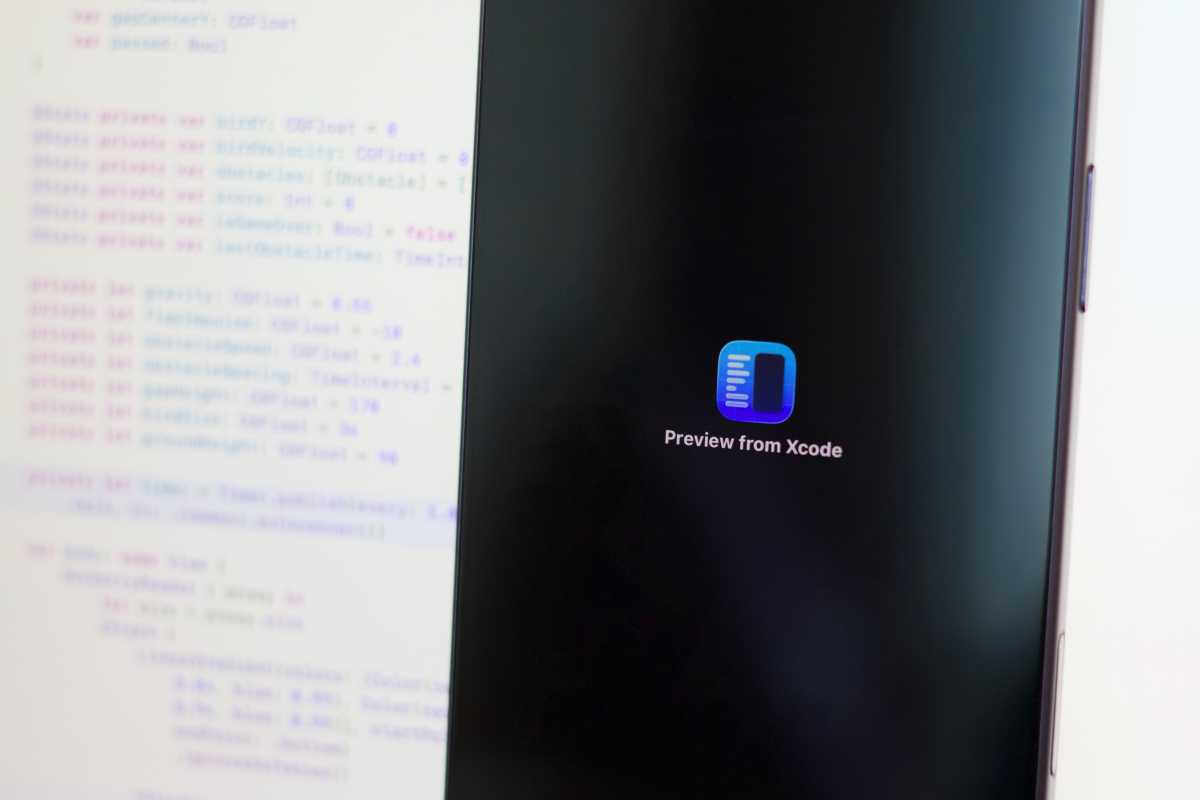 Xcode Previews app on iOS