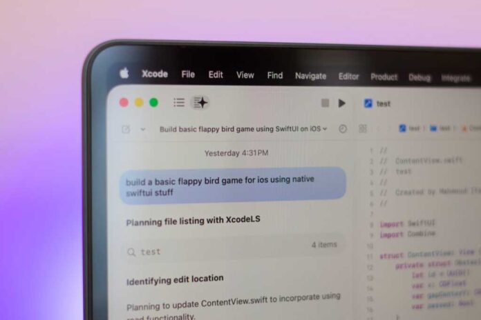 I built a Flappy Bird clone in minutes with Apple's free AI agent