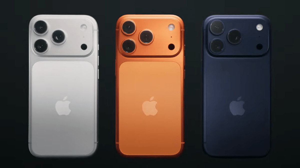 iPhone 17 Pro and Pro Max colour options