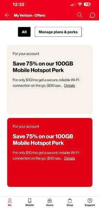 After twenty years with Verizon, this is the reward I'm offered. | Image by PhoneArena - Is this how Dan Schulman plans to lock more subscribers in at Verizon?