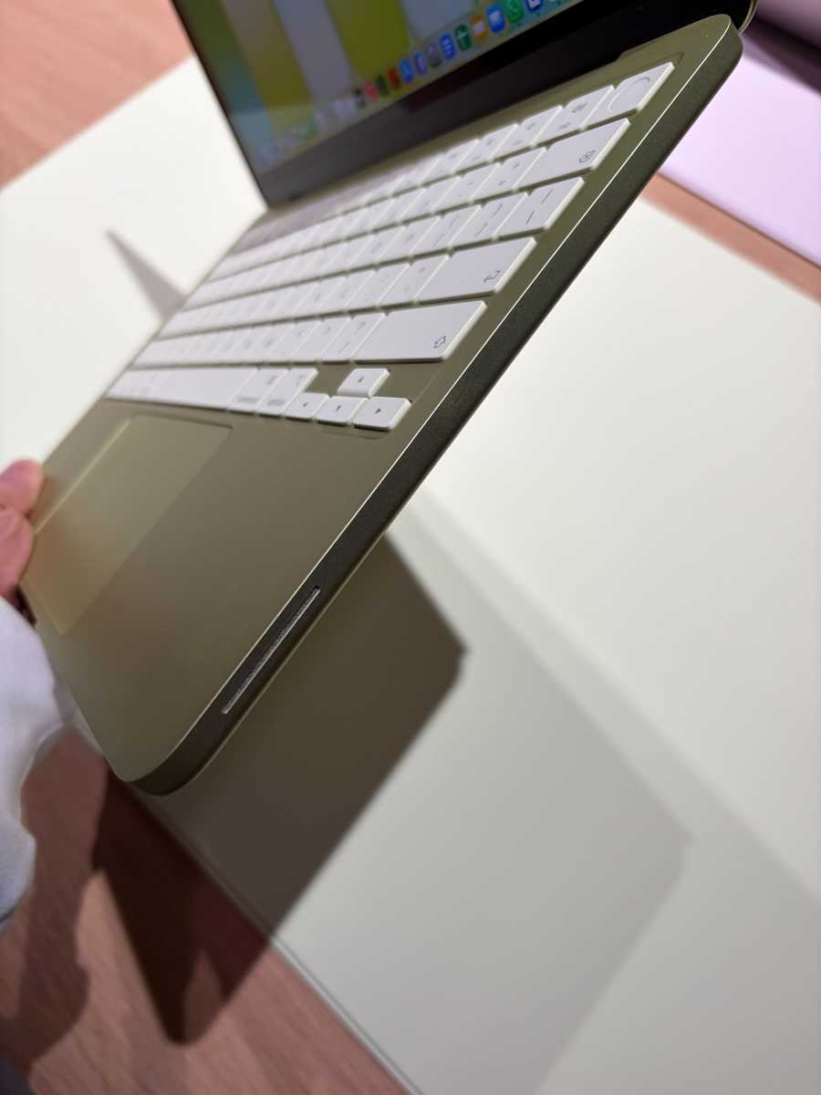 MacBook Neo side speaker grill