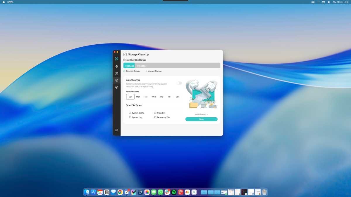 XVPN Storage Cleanup