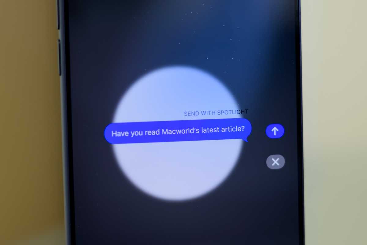 iMessage screen effects
