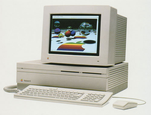 Apple Mac II computer Apple Mac II computer