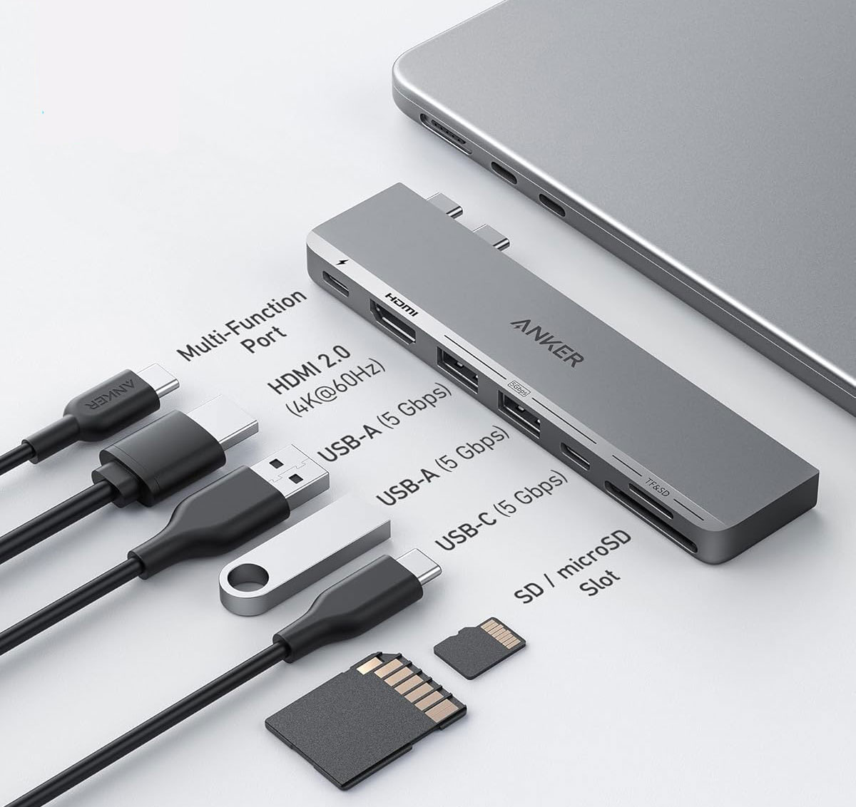 Anker 547 USB-C Hub ports