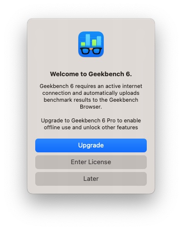 Geekbench skip license