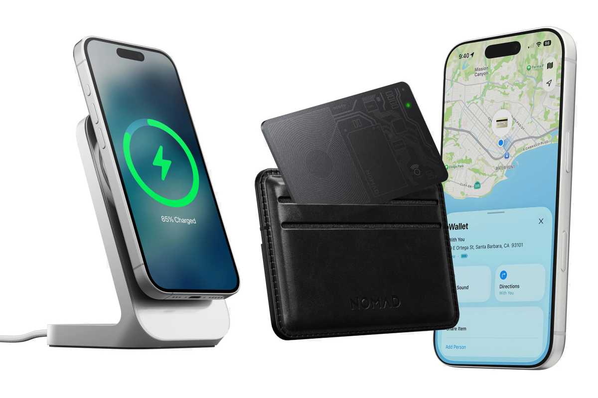 Nomad Stand One Charger and Tracker Card