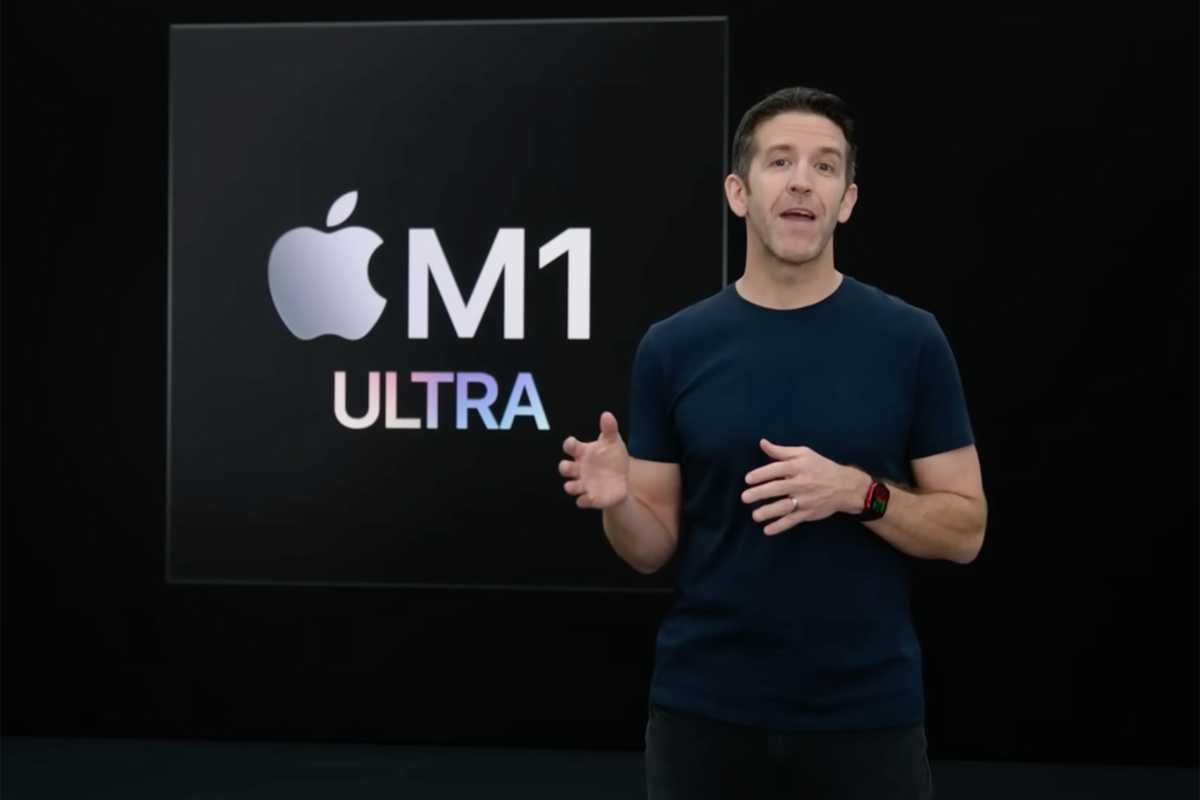 john ternus introduces the m1 ultra