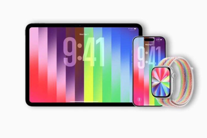 Apple announces new watch band and wallpaper to celebrate Pride month