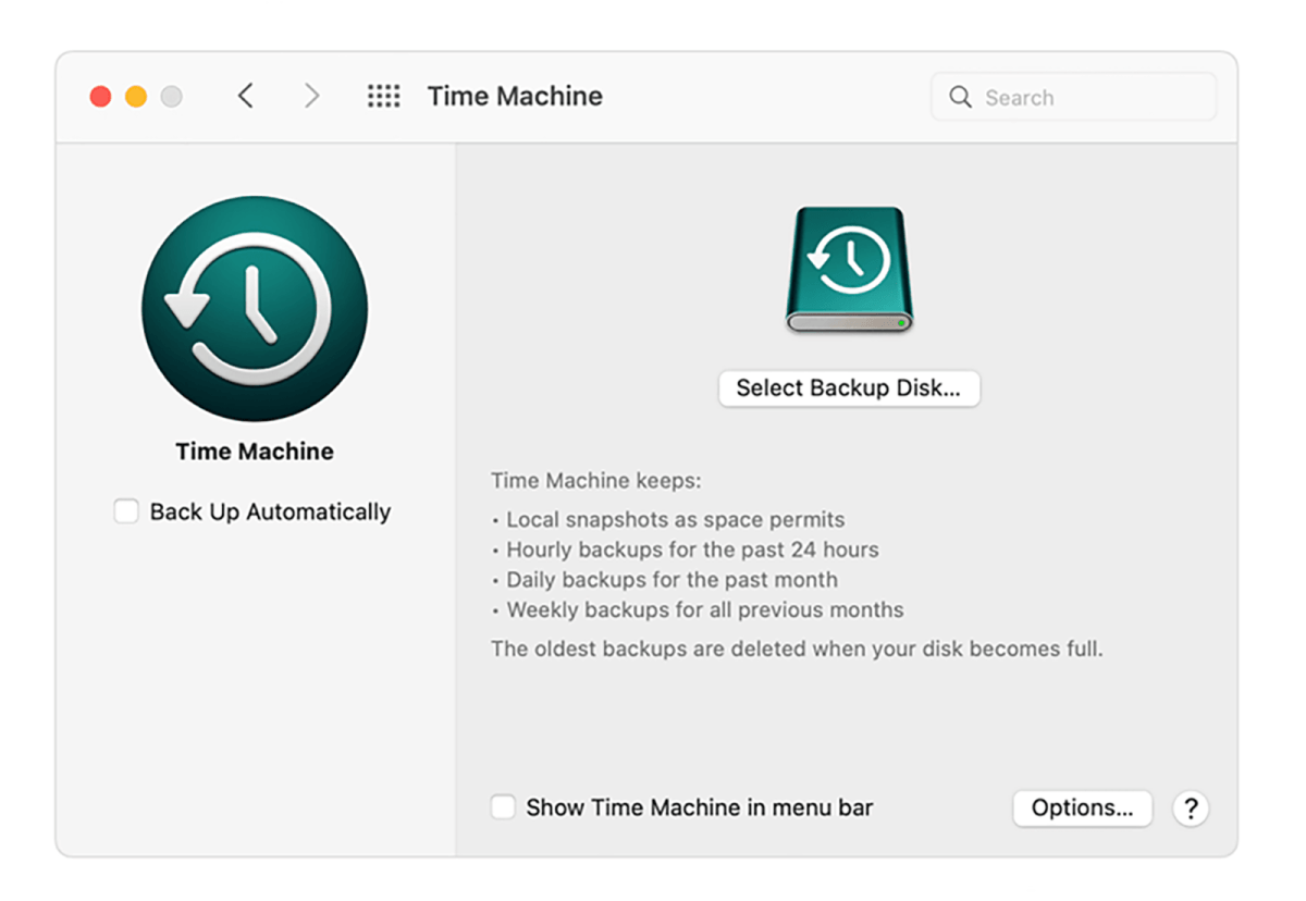 mac time machine