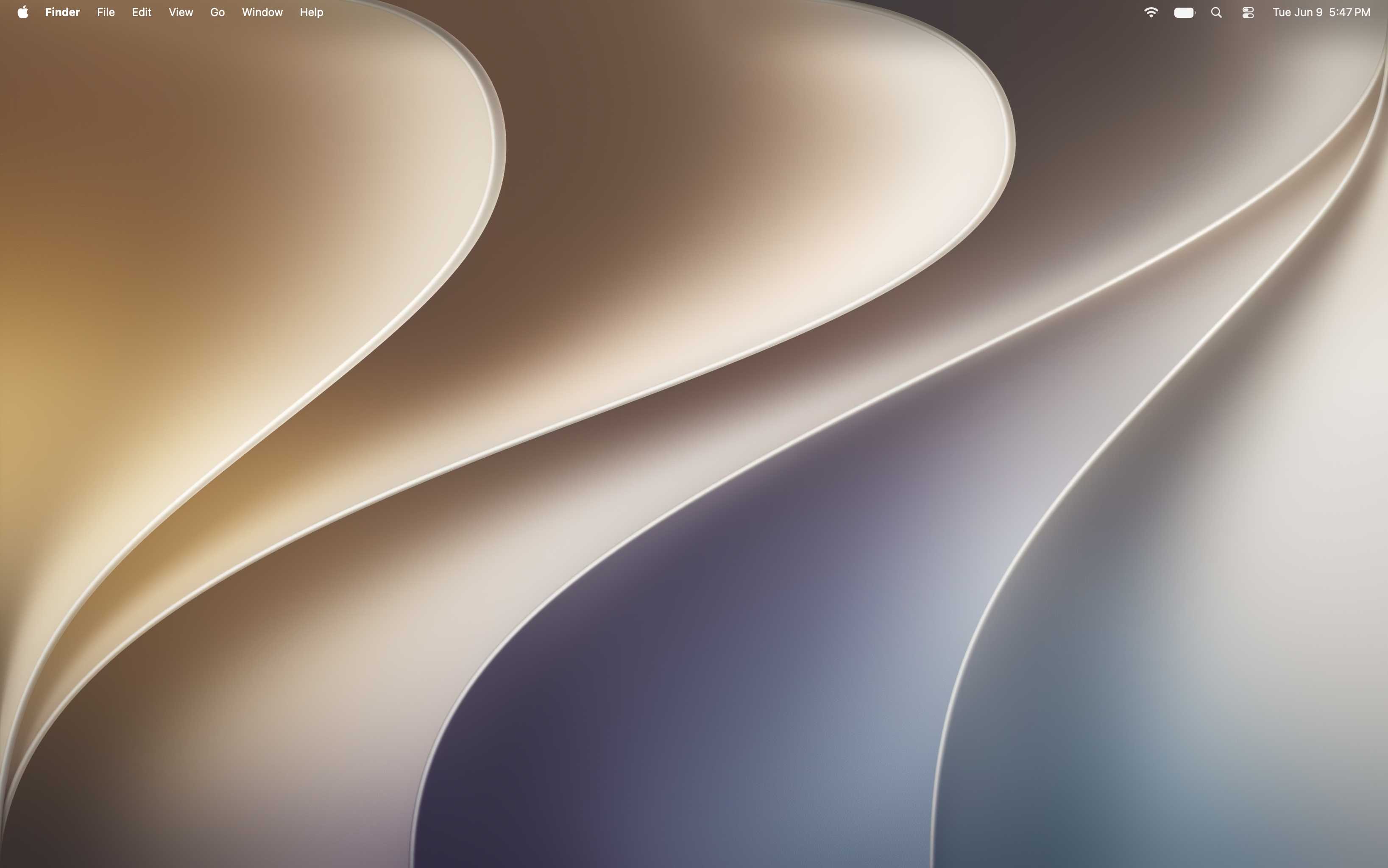macOS golden gate light wallpaper