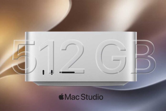 The Mac Studio with 512GB of RAM is delivery, and it prices New Automotive Cash